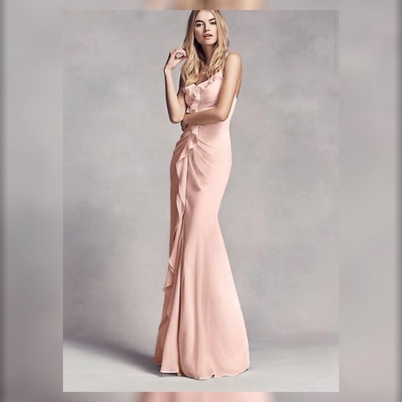 Vera Wang White Bridesmaid Dress - Picture 5 of 5